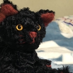 黒猫キーホルダー