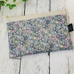 母子手帳ケース★リバティ 通帳☆ミッシェル<Michelle>お薬手帳、貴重品入れに☆ミシェル☆お薬手帳ケース　通帳ケース