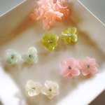 ひとひらあじさいピアス