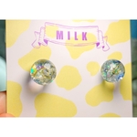 💙ひとつ粒ピアス💙かすみ草ピアス💙
