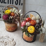 autumn arrangement〜ブリキ ハロウィン 秋  ボタニカル  大人可愛い 