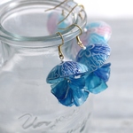 クラゲピアス（青×水色）