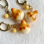 SALE♡こんがりオカメのお饅頭キーホルダー（中）