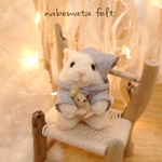 羊毛フェルトハムスター＊nabewata felt