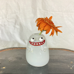 吹きガラス　お化けちゃん花瓶　Ｆ