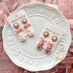 🧸キュートなテディベアとりぼんのピアス🎀/イヤリング
