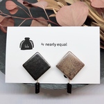 ヴィンテージタイル　イヤリング　「≒nearly equal」