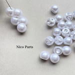 50pac✿︎10mm スズマル　ビーズ　パール