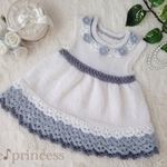 【kanasyo329様 オーダー品】　フリル沢山♪　85㎝/白とグレーの３色フリルワンピース