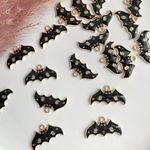 【10個】ハロウィン　コウモリチャーム