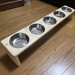 フードスタンド、フードテーブル、食器台、餌入、餌台、犬、猫用