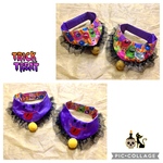 ハロウィン👻🎃🍬おばけ‼︎犬猫リバーシブル バンダナ(小型サイズ)完成品