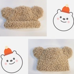 【受注生産】もこもこテディベア❤️くま耳ベビー帽子🧸
