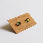 しゃぼん玉ピアス -虹-