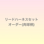 肉球柄のハーネス リード(オーダー)