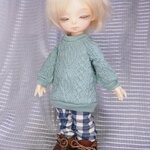 【上下セット】DEARMINE　DP　だぼトレーナー　ロイヤルミント+レギンス