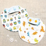 男の子用スタイS　2枚セット　ペット用よだれかけ　犬猫ウサギ　ハンドメイド