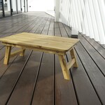 maroron様専用　木製ミニテーブル　ミニ椅子　(送料無料）