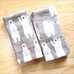 再販20♡よだれカバー＊ホッコリかわいいシロクマ柄