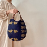 ovalbag *⚮* tori-to-hana navy *⚮*