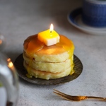 ホットケーキのキャンドル