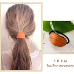 ＊カービングレザーのヘアゴム＊