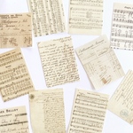 紙素材 100枚set 《sheet music》 [P129]