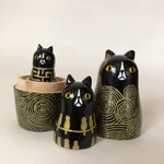 マトリョーシカ(ハチワレネコ・金)