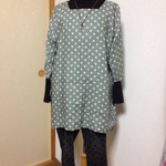 大人可愛いリネンチュニック