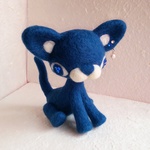 ねこのぬいぐるみ(ブルー)