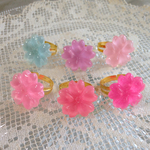 送料込♡桜ゼリーの吹き寄せ指輪