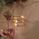 Planet pearl  ring  【衛星のように動くパール】