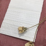 2m×3柄　コットントーションレース　極細幅A