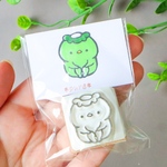 座るカッパちゃんはんこ