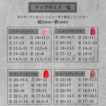 THREE nail 測定用チップ