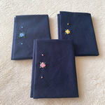 【幼児サイズ】かわいいお花のポケットティッシュカバー　スモッキング刺繍