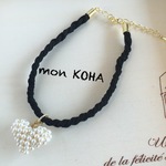 犬用パールハートチョーカー