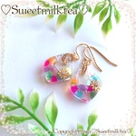 イルミネーションキャンディーピアス(イヤリング)🍭