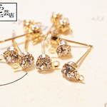 ●10個カン付ピアス0.4