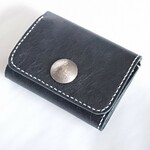 【本革】小さめ折りたたみ財布 