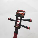 かんざし 「三味線」漆黒１５７（曼珠沙華）