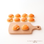 ［再販］ちいさなクリームパンのピアス