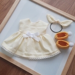 一点のみセール☆　25.5㎝ドール服　ワンピースとヘアゴム♪