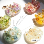 micino  /   お花のにゃんこのチャーム