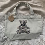 ぷっくりアップリケがかわいい♡ランチトート