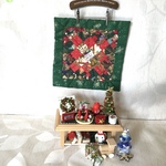 ミニチュアXmas 雑貨セット　ミニキルト付き