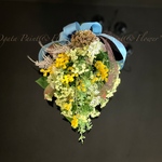 【受注制作】アーティフィシャルフラワー(造花)＊ミモザスワッグ