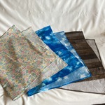 【ｂ様オーダー品】ディスプレイ用マット★ウッドお花リボン雲スカイ