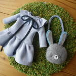 №217ハンドメイド2点セットドール用アウトフィット　ブライス等　洋服