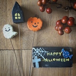 HALLOWEEN ガーデンピック4点セット